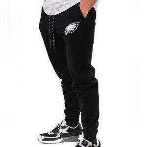 nwt Philadelphia Eagles NFL Team Apparel Sweatpants Joggers in Black Youth 14-16